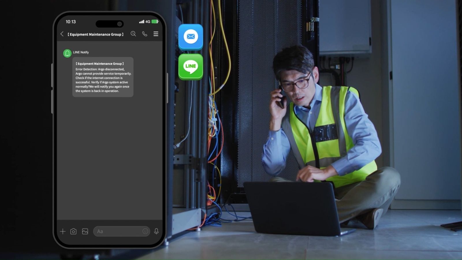 Argo AI VMS AI影像管理平台 智慧影像監視 智慧影像監控 結合LINE Notify即時通知功能