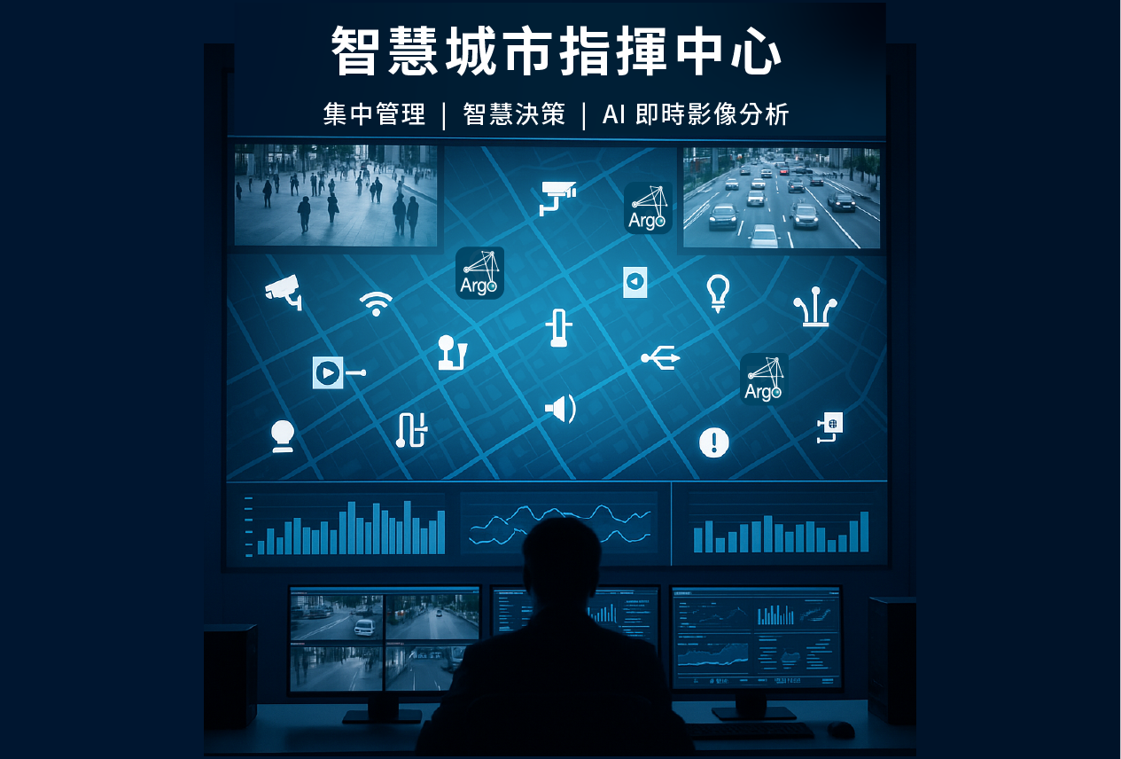 AI VMS Argo 智慧城市 串聯影像、AI與數據，打造全域掌控的智慧城市管理平台